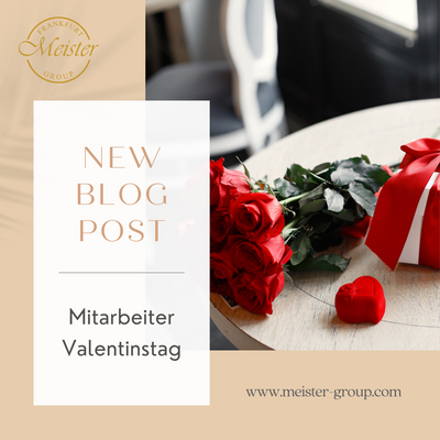 Valentinstags-Blumen für Mitarbeiter von Blumen Meister