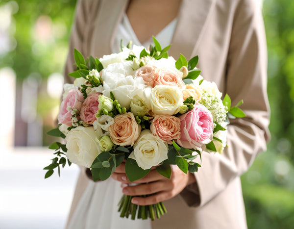 Festliche Tischdekoration - Hochzeit Blumen