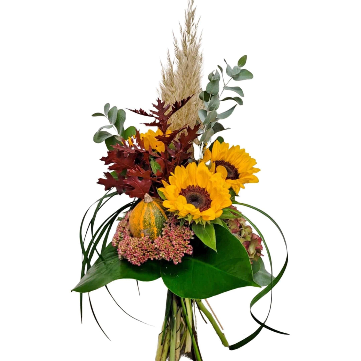 Boho Herbst Sonnenblumen Bouquet