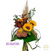 Boho Herbst Sonnenblumen Bouquet