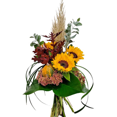 Boho Herbst Sonnenblumen Bouquet - Meister Group Frankfurt