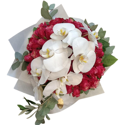Cymbidium Traum mit Kenia Rosen - Meister Group Frankfurt