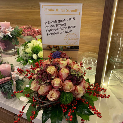 Frühe Hilfen Strauss Spendenaktion - Meister Group Frankfurt
