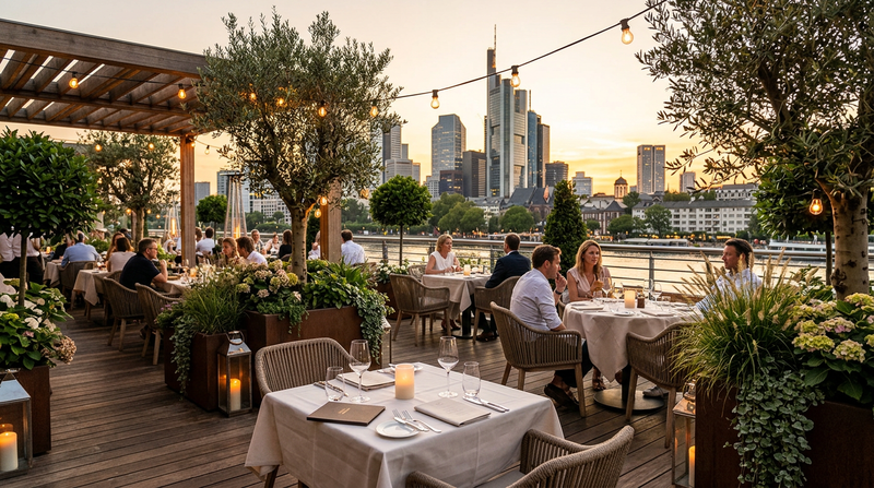 Außenbegrünung und Terrassenbepflanzung für Gastronomie und Retail
