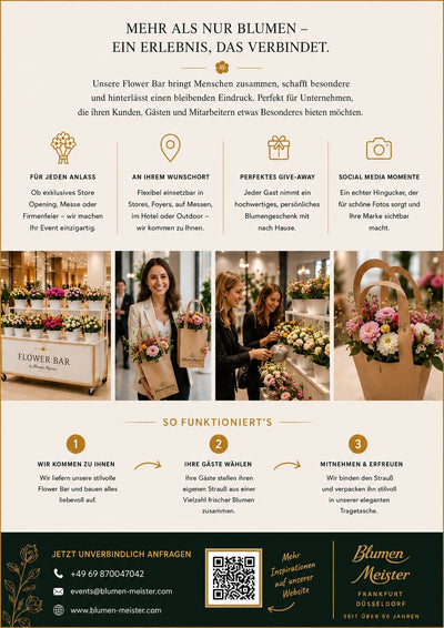 Flower Bar Service Übersicht