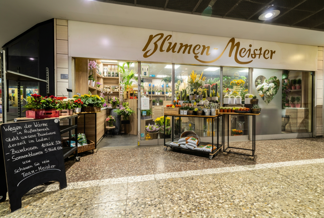 Blumen Meister Frankfurt Konstablerwache Ladenfront