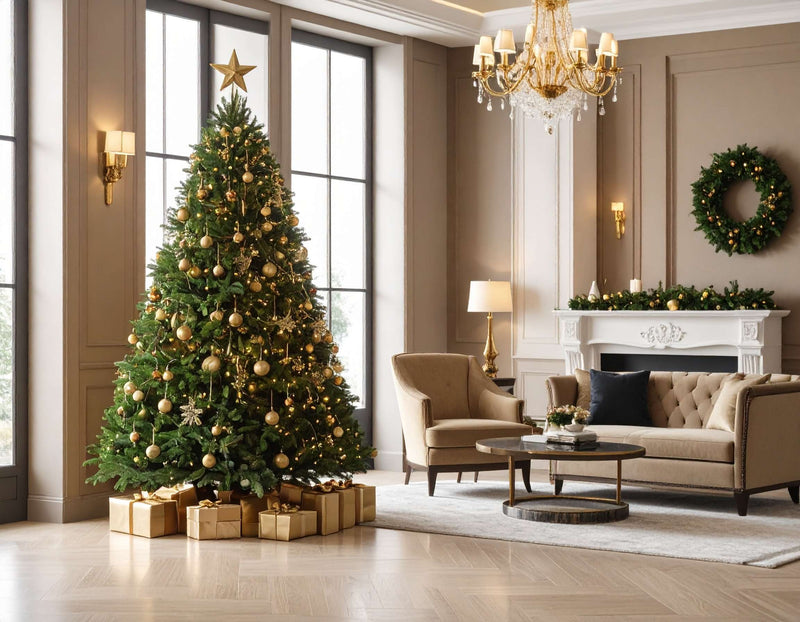 Weihnachtsbaum-Service Büro Empfang Frankfurt Blumen Meister
