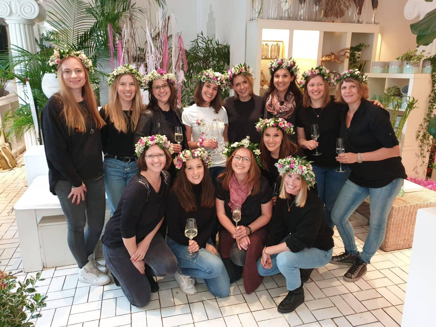 Junggesellin Abschied Haarkranz Workshop 6-8 Personen - Meister Group Frankfurt