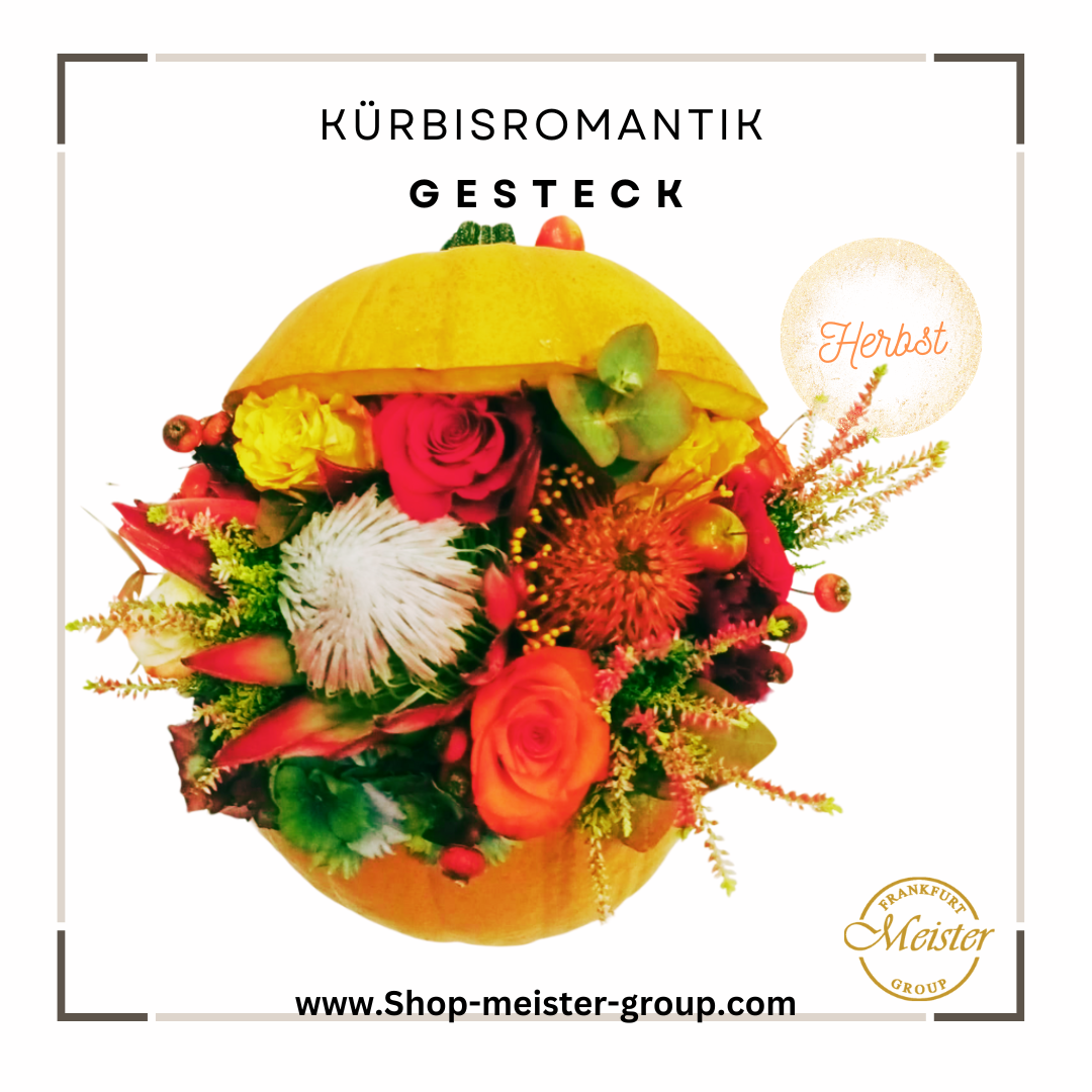 Blumenarrangement “Herbstliche Kürbisromantik”