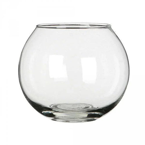 Runder Glasvasen für Blumensträuße – ideal als Blumenvase oder Dekoobjekt
