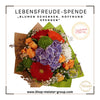 "Lebensfreude-Spendenstrauß" - KiTZ  "Für eine Kindheit ohne Krebs"