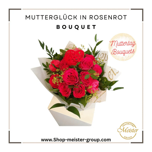 Mutterglück in Rosenrot Muttertag