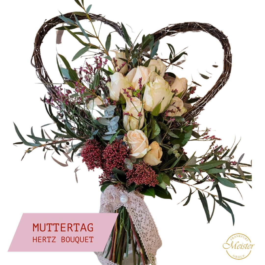Meister‘s Muttertag Herz Strauss - Meister Group Frankfurt