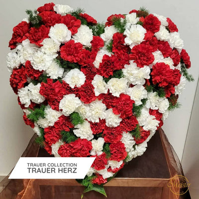 Meister´s Blumen Trauerherz Beerdigung - Meister Group Frankfurt