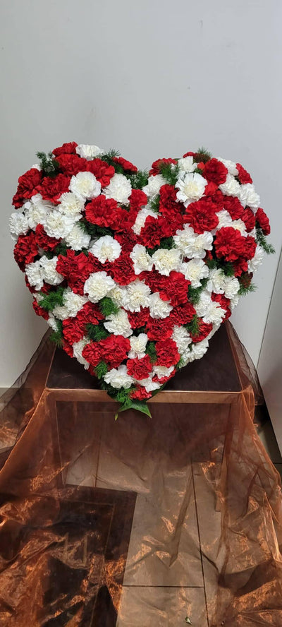 Meister´s Blumen Trauerherz Beerdigung - Meister Group Frankfurt
