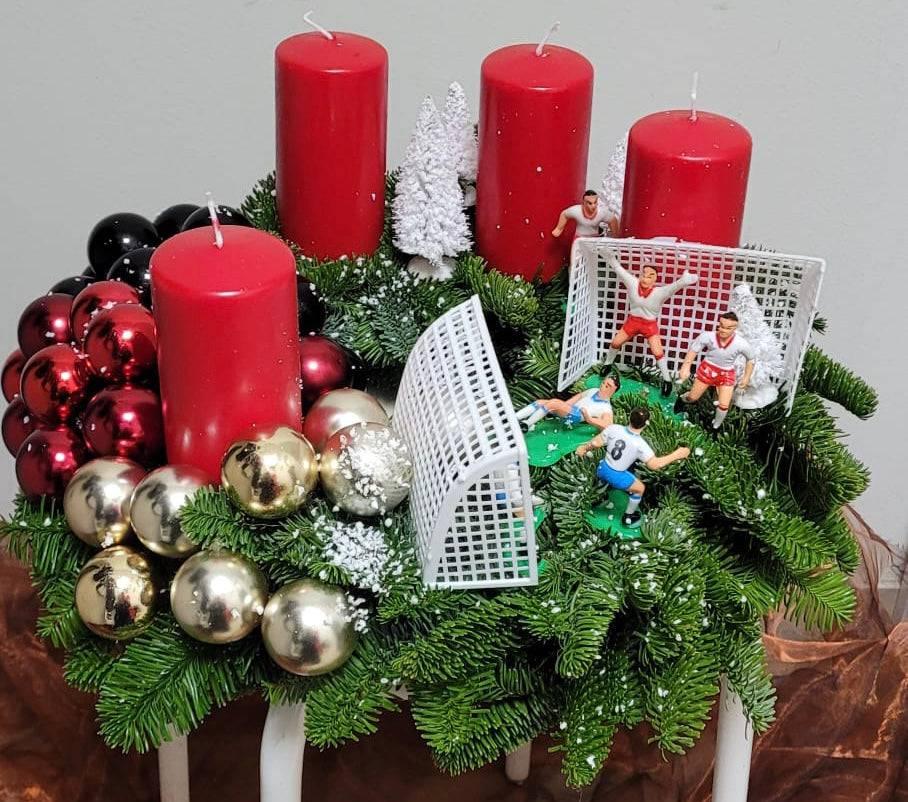"Meister´s Fussball" Adventskranz - Meister Group Frankfurt