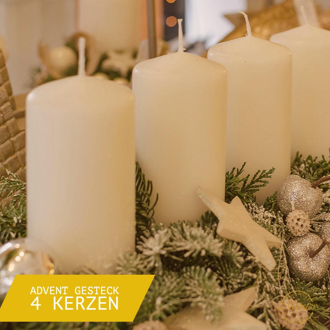 "Meister´s  Nouveau" Adventsgesteck 4 Kerzen - Meister Group Frankfurt