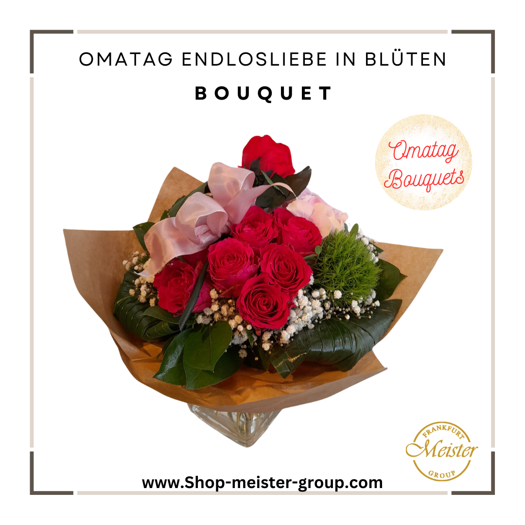 Omatag Endlosliebe in Blüten Bouquet